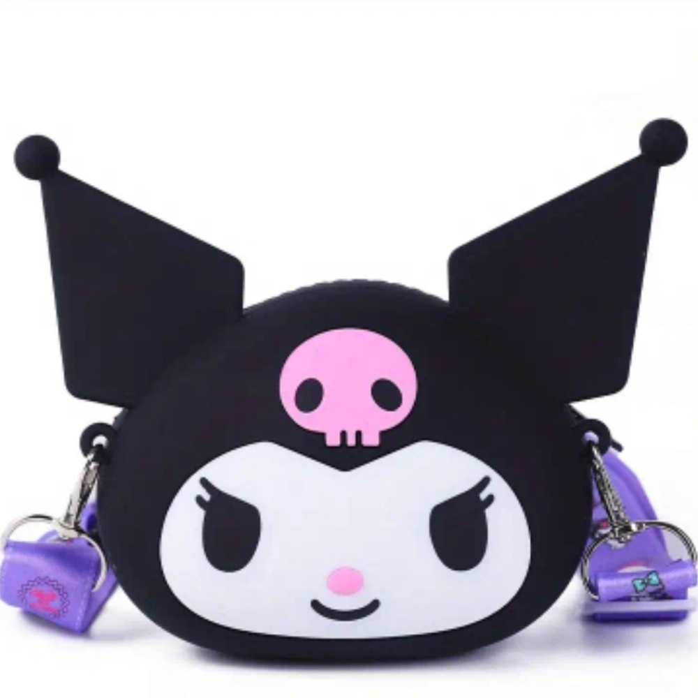 Kuromi Black silicon bag